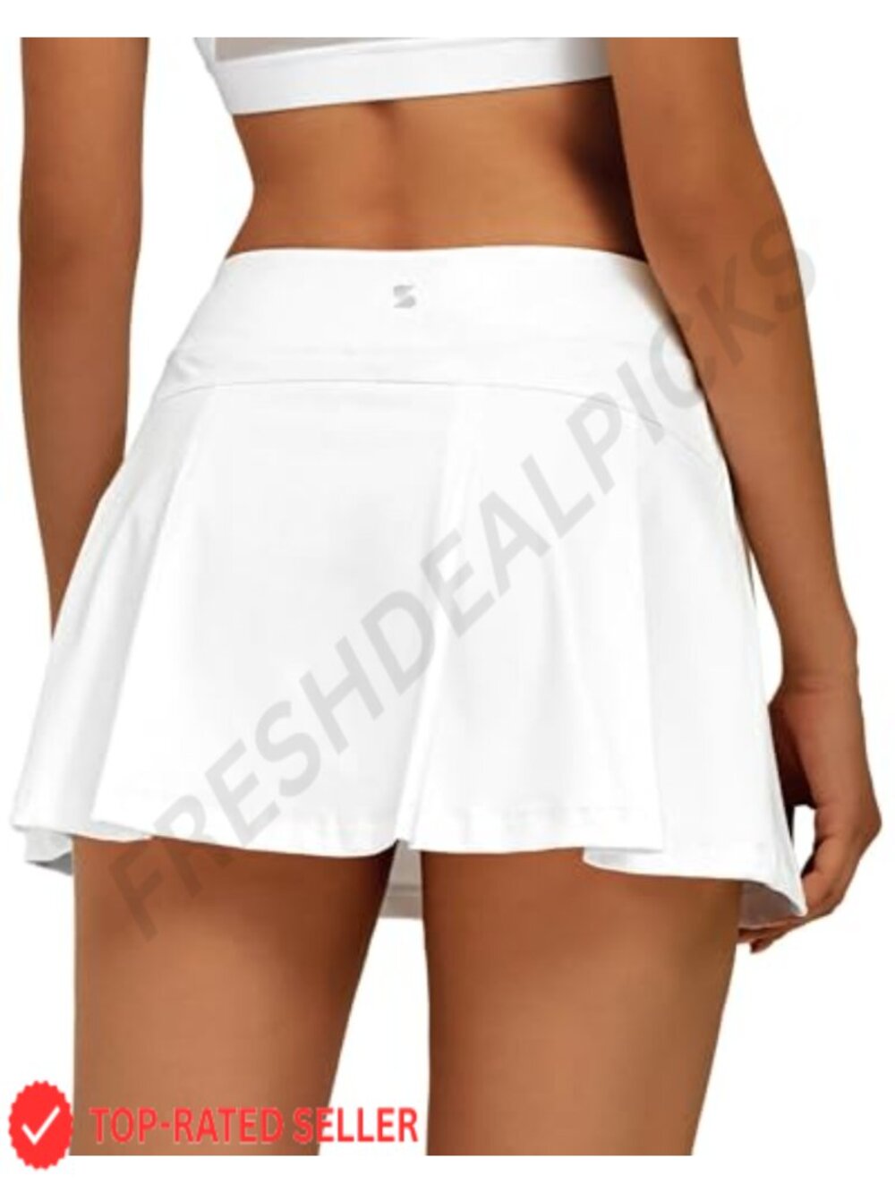 High Waisted Athletic Tennis Skort with Pockets